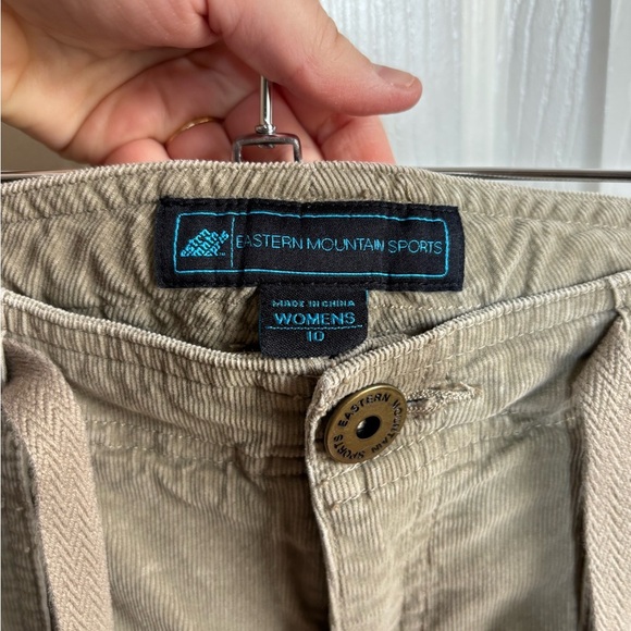Eastern Mountain Sports EMS Women's Corduroy Straight Pants 10 Tan Khaki Stretch - Picture 5 of 9